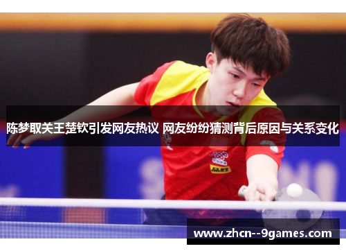 陈梦取关王楚钦引发网友热议 网友纷纷猜测背后原因与关系变化 陈梦取关王楚钦引发网友热议 网友纷纷猜测背后原因与关系变化